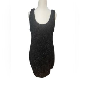 H&M Black Sparkle Mini Dress